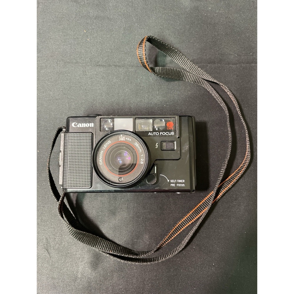 Canon AF35M 35mm Film Camera Auto Focus w/ Strap READ Corrosion